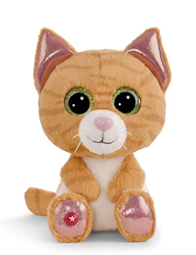 NICI GLUBSCHIS Katze Tabbrey 15 cm – Kuscheltier aus weichem Plüsch, niedliches Plüschtier zum Kuscheln und Spielen, für Kinder & Erwachsene, 48698, tolle Geschenkidee, getigert von NICI