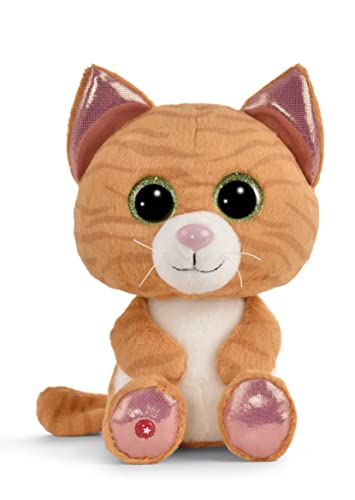 NICI 48703 GLUBSCHIS Kuscheltier Katze Tabbrey Green 25cm, 25 cm von NICI