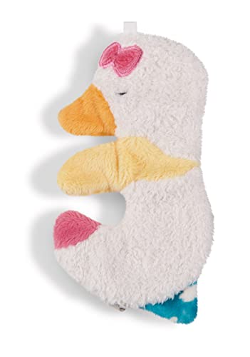 NICI 49050 Knistertier MyFirstNICI Gans Gilli 14cm beige-Kuscheltier für Babys und Kleinkinder zum Greifen, Knuddeln, Entdecken und Einschlafen von NICI