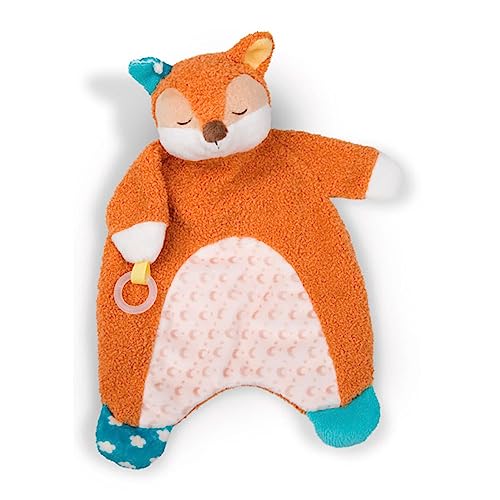 NICI 49053 MyFirstNICI Fuchs Finni schlafend 26x25cm braun-Kuscheltuch für Babys & Kleinkinder – Baby Kuscheltier Schnuffeltuch – Schmusetuch für Mädchen & Jungen von NICI