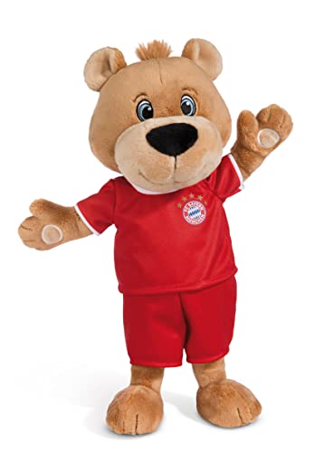 NICI 49076 Kuscheltier FC Bayern Bear Berni 80cm braun schlenkernd mit Trikot aus nachhaltiger Herstellung von NICI