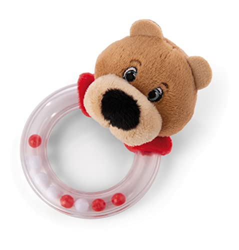 NICI 49085 Rasselring FC Bayern Bear Berni 14cm rot von NICI