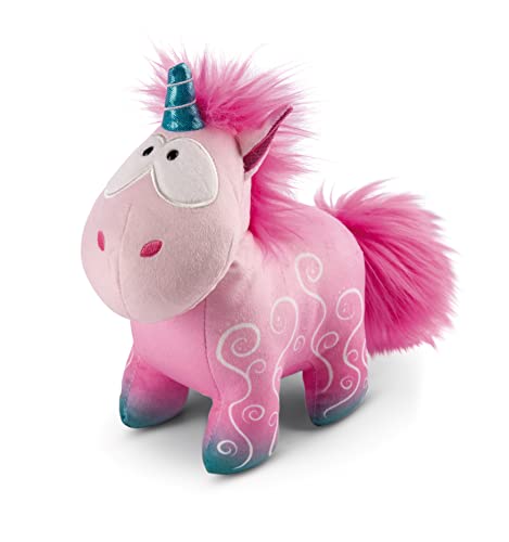 NICI 49107 Kuscheltier Einhorn Midnight Floral 32cm pink stehend-Nachhaltiges Stofftier aus weichem Plüsch, niedliches Plüschtier zum Kuscheln und Spielen, für Kinder & Erwachsene, tolle Geschenkidee von NICI