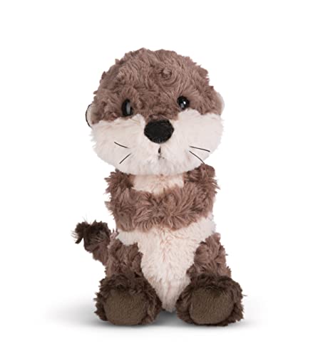 NICI 49150 Kuscheltier Otter Oda 20cm grau schlenkernd-Nachhaltiges Stofftier aus weichem Plüsch, niedliches Plüschtier zum Kuscheln und Spielen, für Kinder & Erwachsene, tolle Geschenkidee von NICI