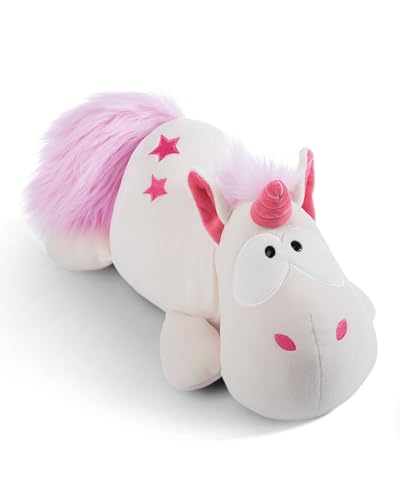 NICI Einhorn Theodor soft 35cm I Liegendes Einhorn Kuscheltier mit großen Kulleraugen I Einhorn Plüschtier für Schmusetierliebhaber I Stofftier – 49487 von NICI