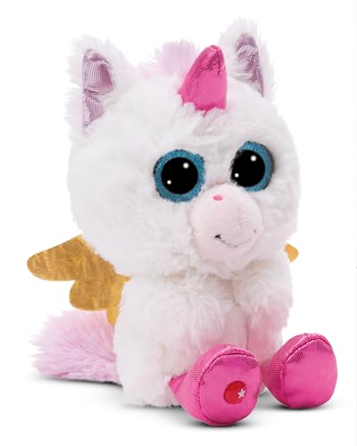 NICI Kuscheltier GLUBSCHIS Einhorn Glowy Kaddi 15cm weiß - Stofftier aus weichem Plüsch, niedliches Plüschtier zum Kuscheln und Spielen, für Kinder & Erwachsene, tolle Geschenkidee - 49695 von NICI