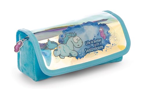 NICI 49721 Mäppchen Einhorn Aquario 19x9x9cm blau-Aus nachhaltiger Herstellung-tolle Geschenkidee von NICI