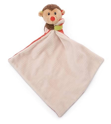 RUKO NICI Schmusetuch Baby 22 x 22 cm mit niedlichem Kuscheltier Igel - Flauschiges Schnuffeltuch für Mädchen & Jungen, Liebevolles Baby Geschenk zur Geburt - 49758 von NICI