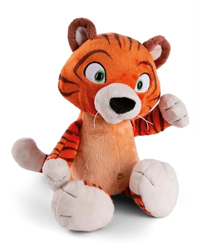 NICI Kuscheltier Tiger Mandarina 35cm - Plüschtier mit Glow in the Dark Augen zum Kuscheln und Liebhaben, Stofftier aus recycelten Materialien – 49794 von NICI