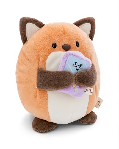 NICI MYMOCHI Fuchs Kuscheltier Geeks 16 cm mit Videospiel in Geschenkbox 11x12x6,5 cm, Flauschiges Stofftier zum Kuscheln, Spielen und Liebhaben - 61151 von NICI