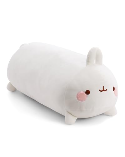 NICI Molang Kuschelfreund 24x23x56cm - Niedliches Stofftier zum Kuscheln und Spielen, Molang Plüschtier für Schmusetierliebhaber - 61171, Weiß von NICI