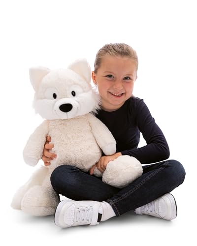 NICI Kuscheltier Polarfuchs Vanja 50cm weiß - Stofftier aus weichem Plüsch, niedliches Plüschtier zum Kuscheln und Spielen, für Kinder & Erwachsene, tolle Geschenkidee - 61293 von NICI