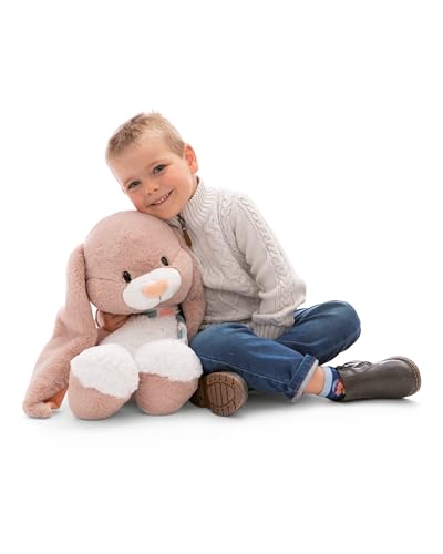 NICI Kuscheltier Hase Fjella 75cm braun - Stofftier aus weichem Plüsch, niedliches Plüschtier zum Kuscheln und Spielen, für Kinder & Erwachsene, tolle Geschenkidee - 61298 von NICI