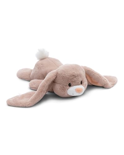 NICI Kuscheltier Hase Fjella 45cm relaxed-liegend braun - Stofftier aus weichem Plüsch, niedliches Plüschtier zum Kuscheln und Spielen, für Kinder & Erwachsene - tolle Geschenkidee - 61328 von NICI