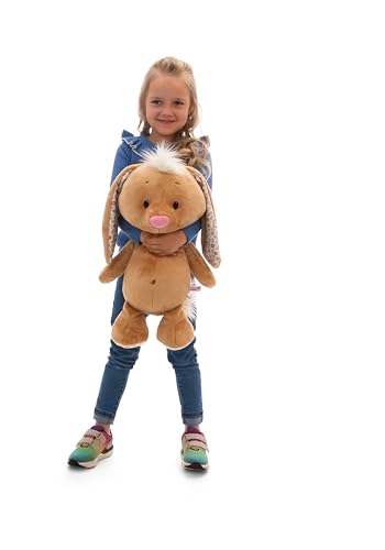 NICI 61456 Kuscheltier Hase 50cm beige-Stofftier aus weichem Plüsch, niedliches Plüschtier zum Kuscheln und Spielen, für Kinder & Erwachsene, tolle Geschenkidee von NICI