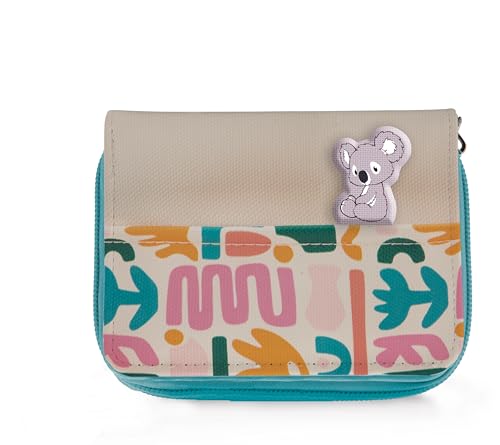 NICI 61738 Geldbeutel Koala 12x9,5cm bunt-Brieftasche Geldbörse Münztäschchen mit Reißverschluss Tasche für Mädchen und Teenager, Fans Geschenk von NICI