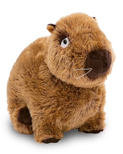 NICI Capybara Kuscheltier Capy-Barbara 27cm sitzend - Niedliches Stofftier zum Kuscheln und Spielen, Capybara Plüschtier für Schmusetierliebhaber - 61223, Braun von NICI