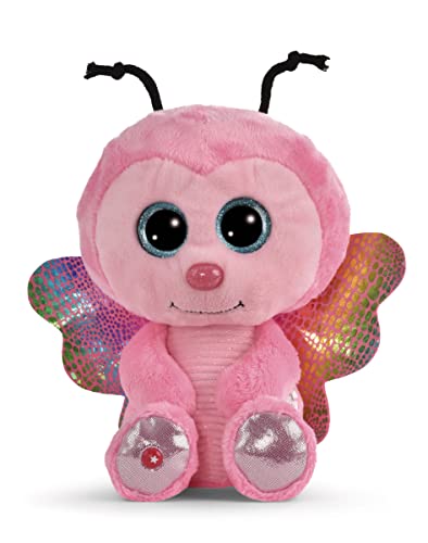 NICI GLUBSCHIS Schmetterling Lilli Papilli 25 cm – Kuscheltier aus weichem Plüsch, niedliches Plüschtier zum Kuscheln und Spielen, für Kinder & Erwachsene, 48737, tolle Geschenkidee, pink von NICI