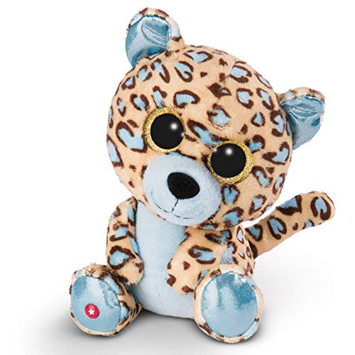 NICI Glubschis: Das Original – Glubschis Leopard Lassi 25 cm – Kuscheltier Leopard mit großen Augen – Flauschiges Plüschtier mit großen Glitzeraugen – Schmusetier für Kuscheltierliebhaber – 45566 von NICI