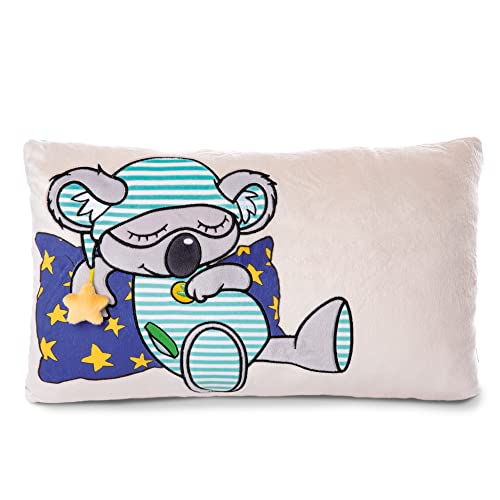 NICI Kuschelkissen Schlafmützen Koala Kappy – Flauschiges Kuscheltierkissen Koala für Mädchen, Jungen & Babys – Rechteckiges Stofftierkissen zum Kuscheln und Schlafen, 43 x 25cm, 48430, 1 Stück (1er Pack) von NICI