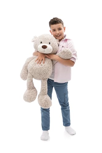 NICI Kuscheltier Bär Finni 70cm - grau - Weiches Plüschtier – niedliches Stofftier zum Kuscheln & Spielen – tolle Geschenkidee für Kinder & Erwachsene | 62325 NICI Kuscheltier Bär Finni 70cm - grau - Weiches Plüschtier – niedliches Stofftier zum Kuscheln & Spielen – tolle Geschenkidee für Kinder & Erwachsene | 62325 von NICI