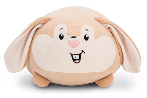 NICI Kuscheltier Chill Hase 30x34cm - beige - Stofftier aus weichem Plüsch, niedliches Plüschtier zum Kuscheln und Spielen, für Kinder & Erwachsene, tolle Geschenkidee | 61690 von NICI