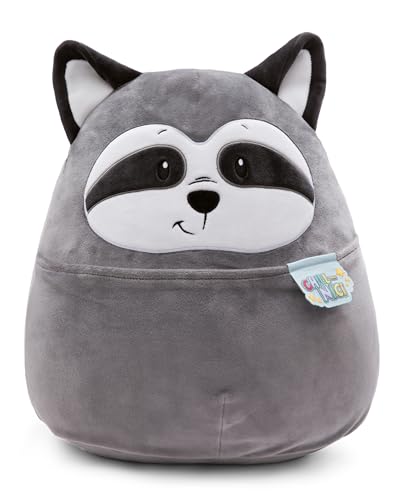 NICI Kuscheltier Chill-NICI Waschbär 30cm I Flauschiger Plüschtier Waschbär mit Schwänzchen für Mädchen, Jungen & Babys I Knuddeliges Stofftier – 49890 von NICI