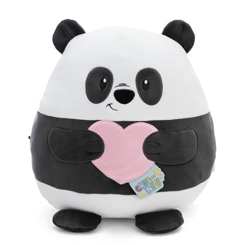 NICI Kuscheltier Chill Panda mit Herz 20cm - schwarz - Stofftier aus weichem Plüsch, niedliches Plüschtier zum Kuscheln und Spielen, für Kinder & Erwachsene, tolle Geschenkidee | 61795 NICI Kuscheltier Chill Panda mit Herz 20cm - schwarz - Stofftier aus weichem Plüsch, niedliches Plüschtier zum Kuscheln und Spielen, für Kinder & Erwachsene, tolle Geschenkidee | 61795 von NICI
