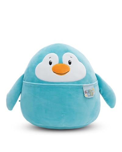 NICI CHILL-NICI Kuscheltier Pinguin 30 cm - Flauschiges Stofftier aus Marshmallow-Textur-Material zum Kuscheln, Spielen und Liebhaben, Ideales Kuschelkissen - 61402 von NICI