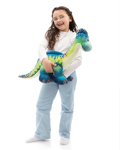 NICI Kuscheltier Dino Snackilus 70cm - blau - Weiches Plüschtier – niedliches Stofftier zum Kuscheln & Spielen – tolle Geschenkidee für Kinder & Erwachsene - 61574 NICI Kuscheltier Dino Snackilus 70cm - blau - Weiches Plüschtier – niedliches Stofftier zum Kuscheln & Spielen – tolle Geschenkidee für Kinder & Erwachsene - 61574 von NICI