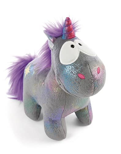 NICI Kuscheltier Einhorn Star Bringer 22 cm – Stofftier aus weichem Plüsch zum Kuscheln und Spielen, Plüschtier für Kinder & Erwachsene, 48630, tolle Geschenkidee, grau von NICI