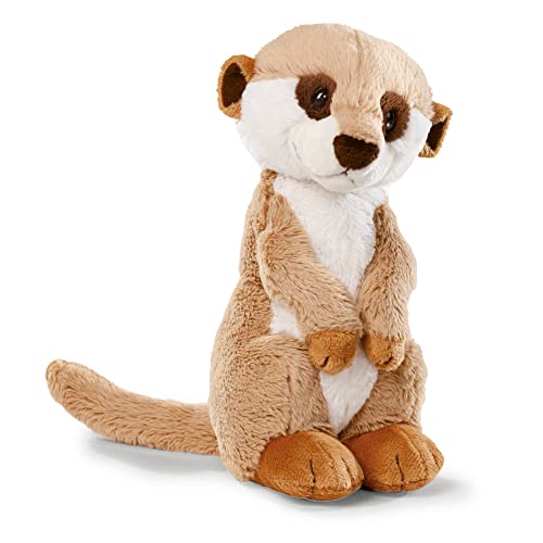 NICI 48460 Soft Toy Tiere Kuscheltier 30 cm Plüschtier für Mädchen, Jungen & Babys – Flauschiges Stofftier Erdmännchen zum Spielen Sammeln & Kuscheln – Gemütliches Schmusetier, beige von NICI