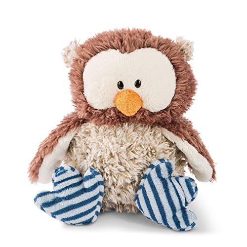 NICI Kuscheltier Eule Oscar mit drehbarem Kopf 25 cm – Eule Plüschtier für Mädchen, Jungen & Babys – Stofftier Eule zum Kuscheln, Spielen & Schlafen – Gemütliches Schmusetier ab 0 Monaten – 46091 von NICI