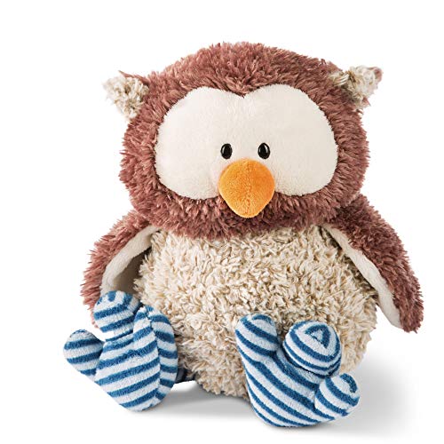 NICI Kuscheltier Eule Oscar mit drehbarem Kopf 35 cm – Eule Plüschtier für Mädchen, Jungen & Babys – Stofftier Eule zum Kuscheln, Spielen & Schlafen – Gemütliches Schmusetier ab 0 Monaten – 46092 von NICI