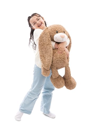 NICI Kuscheltier Hase Lopino 70cm - braun - Weiches Plüschtier – niedliches Stofftier zum Kuscheln & Spielen – tolle Geschenkidee für Kinder & Erwachsene | 62326 NICI Kuscheltier Hase Lopino 70cm - braun - Weiches Plüschtier – niedliches Stofftier zum Kuscheln & Spielen – tolle Geschenkidee für Kinder & Erwachsene | 62326 von NICI