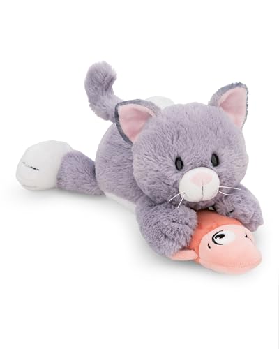 NICI Kuscheltier Katze mit Fisch 30cm - grau - Weiches Plüschtier – niedliches Stofftier zum Kuscheln & Spielen – tolle Geschenkidee für Kinder & Erwachsene - 62153 NICI Kuscheltier Katze mit Fisch 30cm - grau - Weiches Plüschtier – niedliches Stofftier zum Kuscheln & Spielen – tolle Geschenkidee für Kinder & Erwachsene - 62153 von NICI