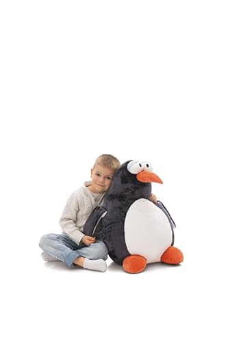 Kuscheltier Pinguin Jorge Thunder 60cm - grau - Weiches NICI Plüschtier – niedliches Stofftier zum Kuscheln & Spielen – tolle Geschenkidee für Kinder & Erwachsene | 62436 Kuscheltier Pinguin Jorge Thunder 60cm - grau - Weiches NICI Plüschtier – niedliches Stofftier zum Kuscheln & Spielen – tolle Geschenkidee für Kinder & Erwachsene | 62436 von NICI