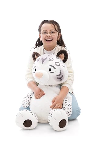 Kuscheltier Schneeleopard Eleni Snowbell 70cm - weiß - Weiches NICI Plüschtier – niedliches Stofftier zum Kuscheln & Spielen – tolle Geschenkidee für Kinder & Erwachsene | 62434 Kuscheltier Schneeleopard Eleni Snowbell 70cm - weiß - Weiches NICI Plüschtier – niedliches Stofftier zum Kuscheln & Spielen – tolle Geschenkidee für Kinder & Erwachsene | 62434 von NICI
