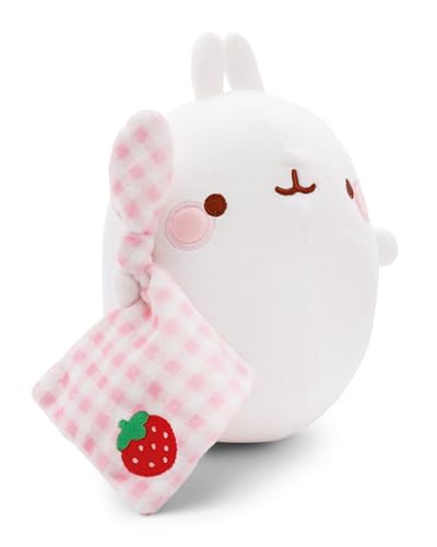 NICI MOLANG Kuscheltier 20 cm mit Schmusetuch Baby Einschlafhilfe - Niedliches Stofftier und Schnuffeltuch zum Kuscheln und Spielen, Baby Geschenk Junge und Mädchen - 49958, Weiß von NICI