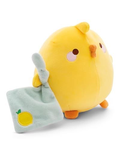 NICI Piu Piu Kuscheltier 16 cm mit Schmusetuch Baby Einschlafhilfe - Niedliches Stofftier und Schnuffeltuch zum Kuscheln und Spielen, Baby Geschenk Junge und Mädchen - 49959, Gelb von NICI