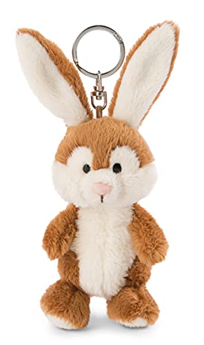 NICI Schlüsselanhänger Hase Poline Bunny 10cm – Hasen Kuscheltieranhänger mit Schlüsselring für Schlüsselband, Schlüsselbund, Schlüsselhalter & Schlüsselkette – Taschenanhänger Forest Friends von NICI