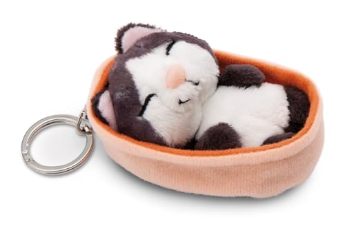 NICI Schlüsselanhänger Sleeping Pets Katze schwarz 8cm von NICI