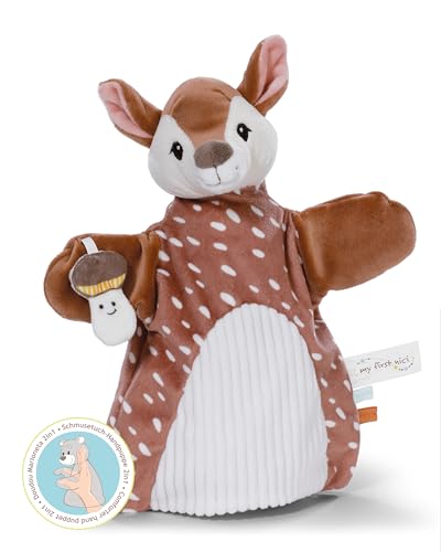 NICI Schmusetuch Handpuppe Rehkitz 2in1 26x25cm - braun - Kuscheltuch für Babys & Kleinkinder – Baby Schnuffeltuch zum Spielen, Greifen, Knuddeln und Entdecken - 61855 NICI Schmusetuch Handpuppe Rehkitz 2in1 26x25cm - braun - Kuscheltuch für Babys & Kleinkinder – Baby Schnuffeltuch zum Spielen, Greifen, Knuddeln und Entdecken - 61855 von NICI