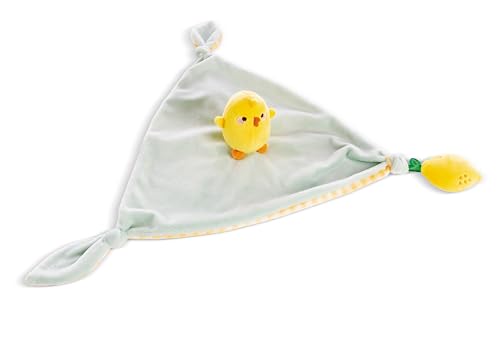 NICI Schmusetuch Baby Piu Piu 26 x 28 cm - Flauschiges Schnuffeltuch für Mädchen & Jungen, Ideales Baby Geschenk zur Geburt - 49474 von NICI