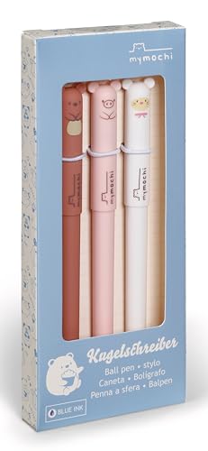 NICI Set Kugelschreiber mymochi 3 Stück in Geschenkbox - beige - Praktisches mymochi-Set im Kawaii-Design – ideal für Schultasche & Büro, tolle Geschenkidee für Freundschaft | 61835 NICI Set Kugelschreiber mymochi 3 Stück in Geschenkbox - beige - Praktisches mymochi-Set im Kawaii-Design – ideal für Schultasche & Büro, tolle Geschenkidee für Freundschaft | 61835 von NICI