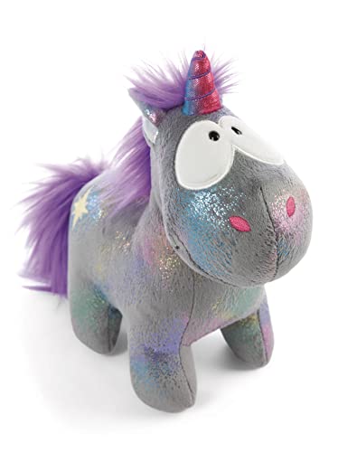 NICI Kuscheltier Einhorn Star Bringer 32 cm – Stofftier aus weichem Plüsch zum Kuscheln und Spielen, funkelndes Plüschtier für Kinder & Erwachsene, 48633, ideal als Geschenk, grau von NICI