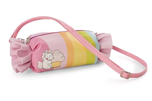 NICI Tasche T&F Bonbon mit längenverstellbarem Tragegurt 22x10x10cm - bunt - Stylische und praktische Umhängetasche in niedlicher Bonbonform und Zauberhafter Farbe – perfekt als Crossbody Bag | 61927 von NICI