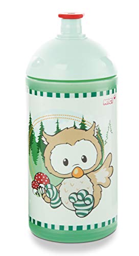 NICI Trinkflasche, Die Owlsons, 0,5l, Grün von NICI