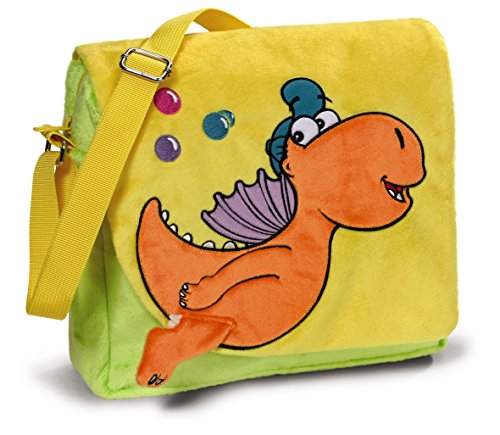 Nici 40694 40694-Kindergartentasche Der kleine Drache Kokosnuss, Plüsch 26x23x7,5cm, gelb von NICI