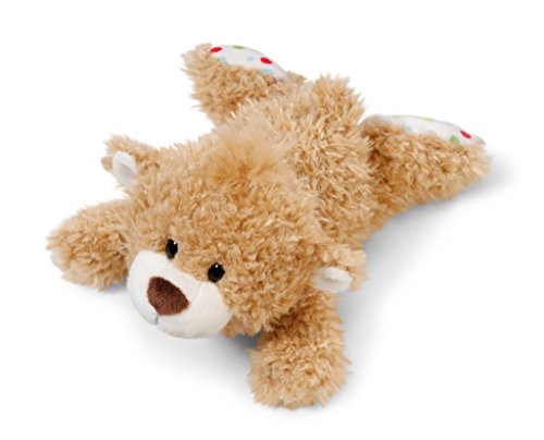 Nici 41508 Classic Bear Kuscheltier Hellbraun liegend, 30 cm von NICI